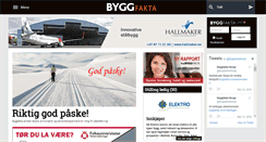 Desktop Screenshot of byggfakta.no