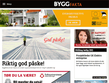 Tablet Screenshot of byggfakta.no